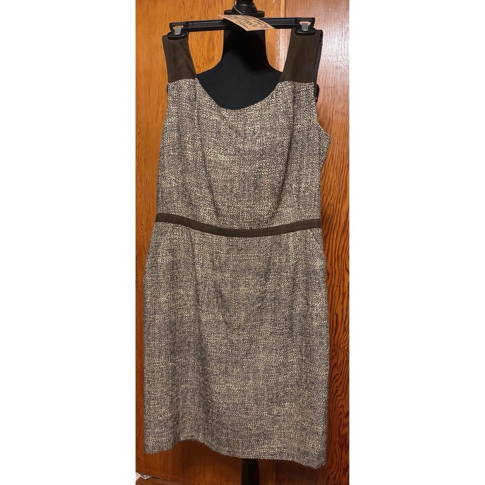 Antonio Milani Brown Tweed Dress